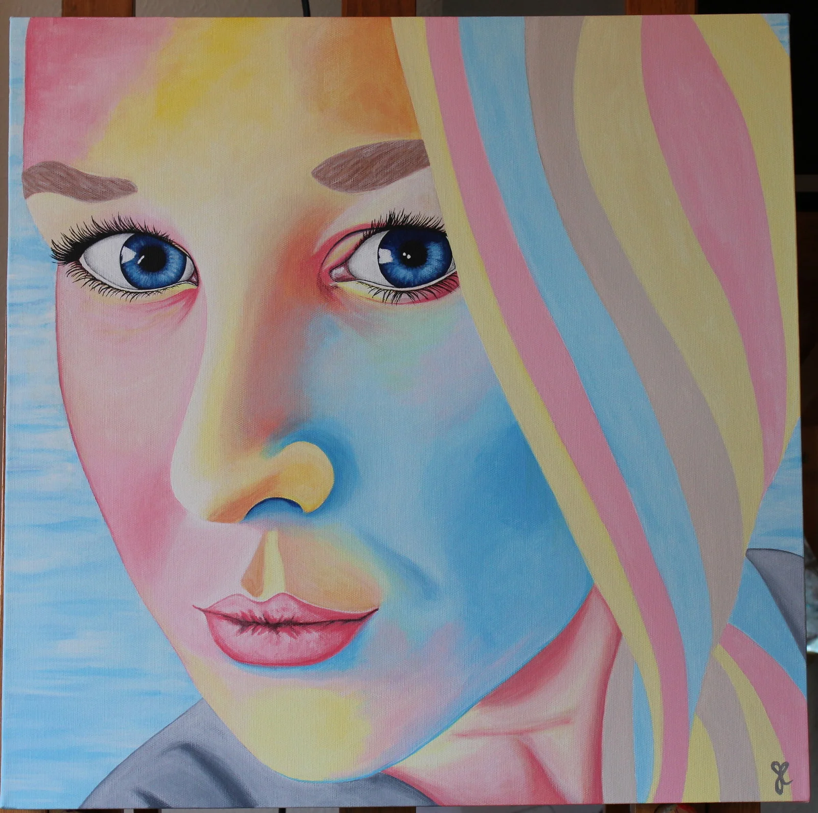 Akrylmålning av Susanne Cederlund