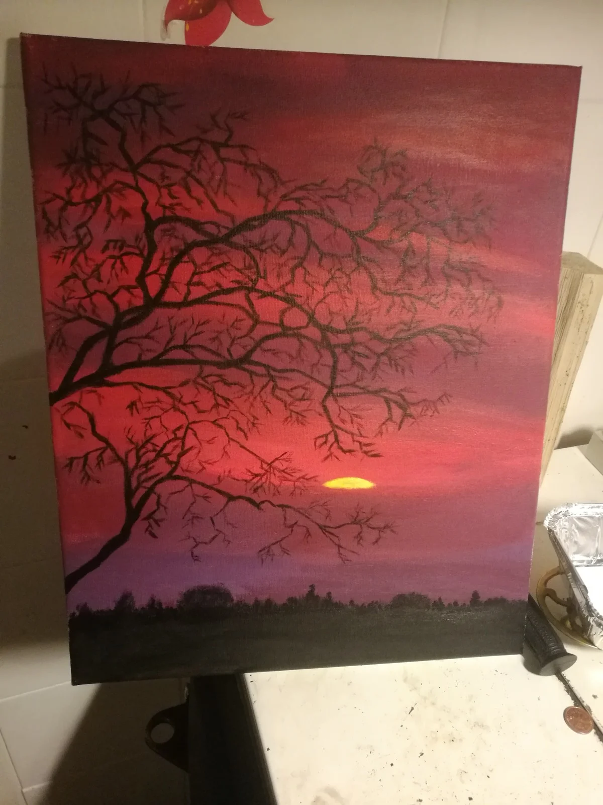 Oljemålning av Elisabeth Lundqvist