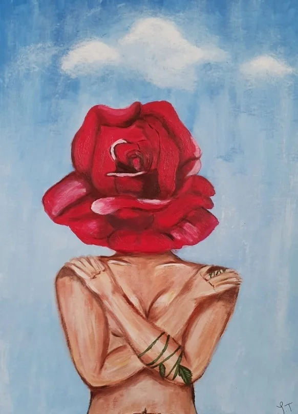 Akrylmålning Flourish av Jennifer Tyft