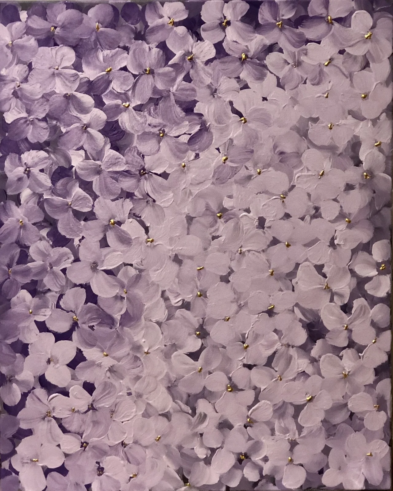 Akrylmålning Lilacs av Annette Landin