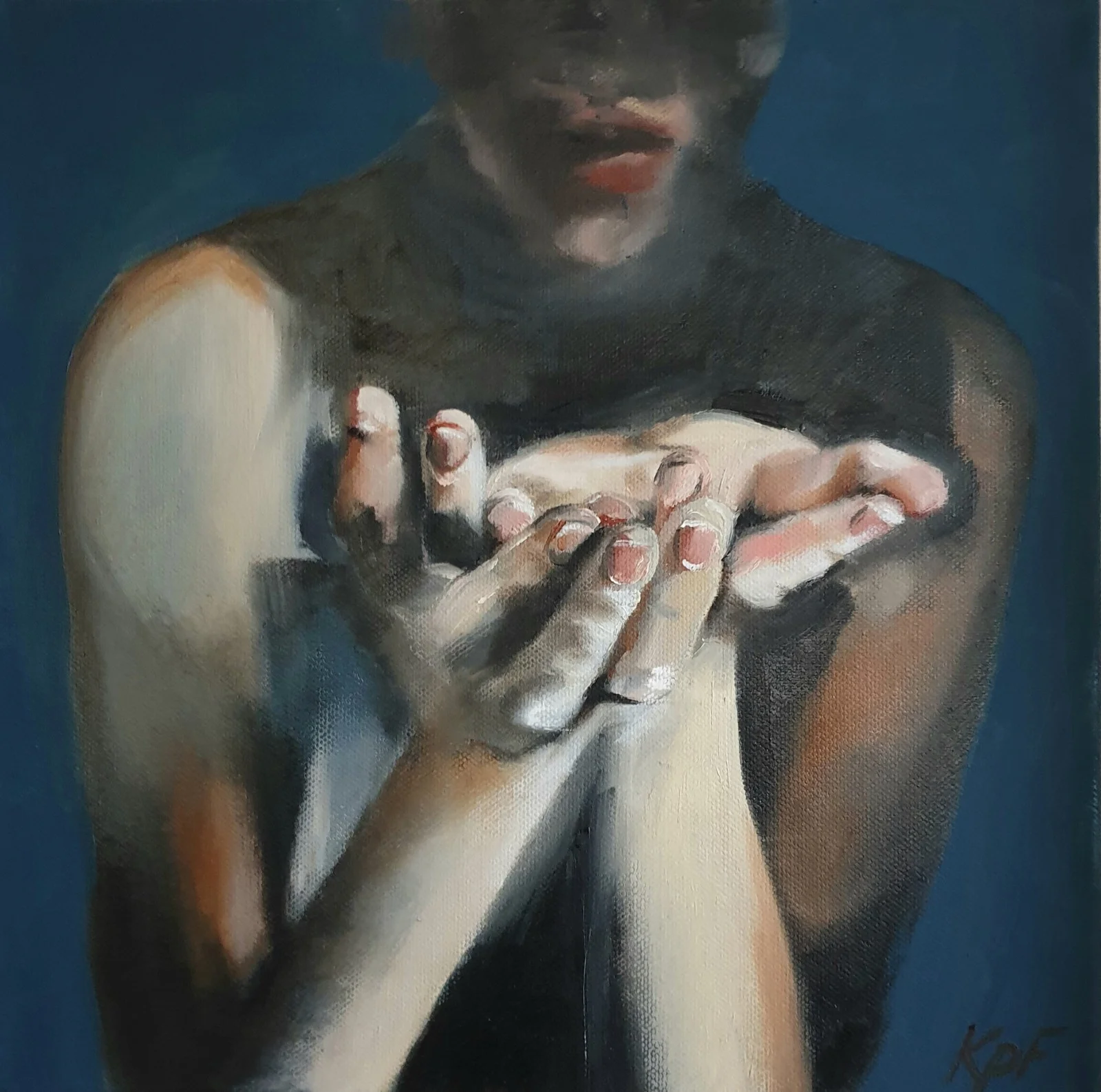 Oljemålning Opportunities av Kristina Phillips Foglin