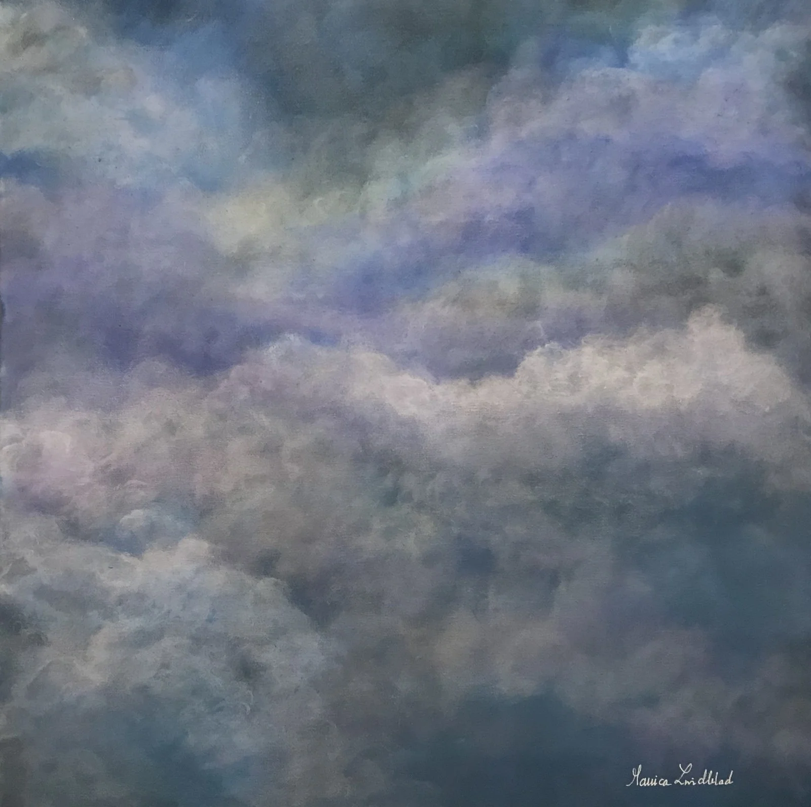 Akrylmålning av Marica Lindblad