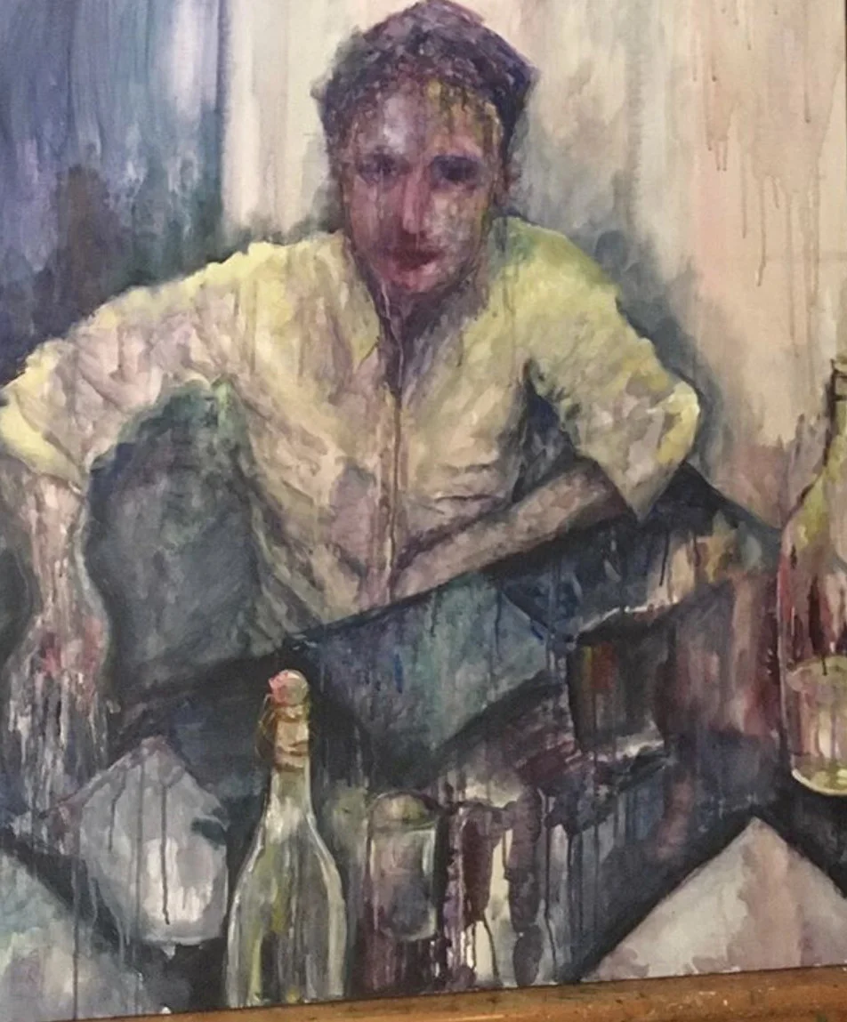 Oljemålning After work av Wha Shin Kang