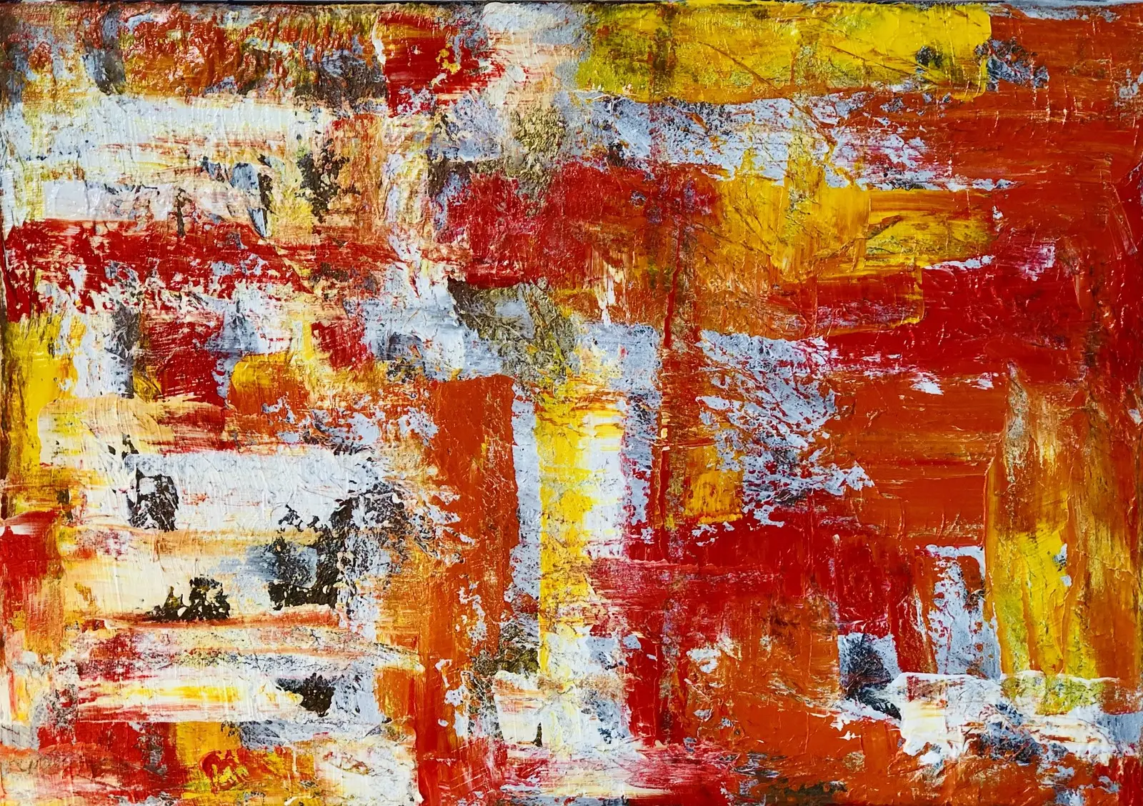 Akrylmålning Color! av Annette Landin