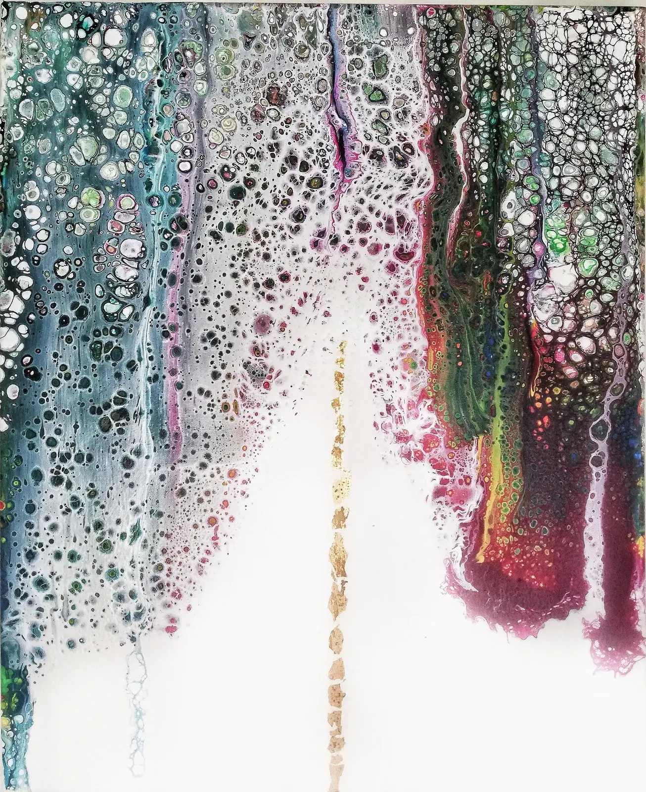 Akrylmålning Poppies av Helena Mernissi