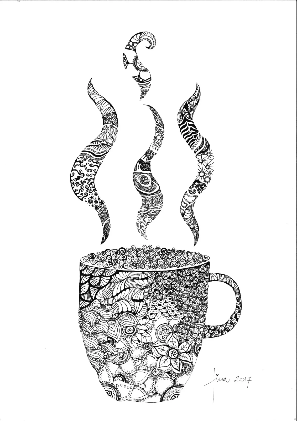 Mmm...I love coffee av Kristina Weberg