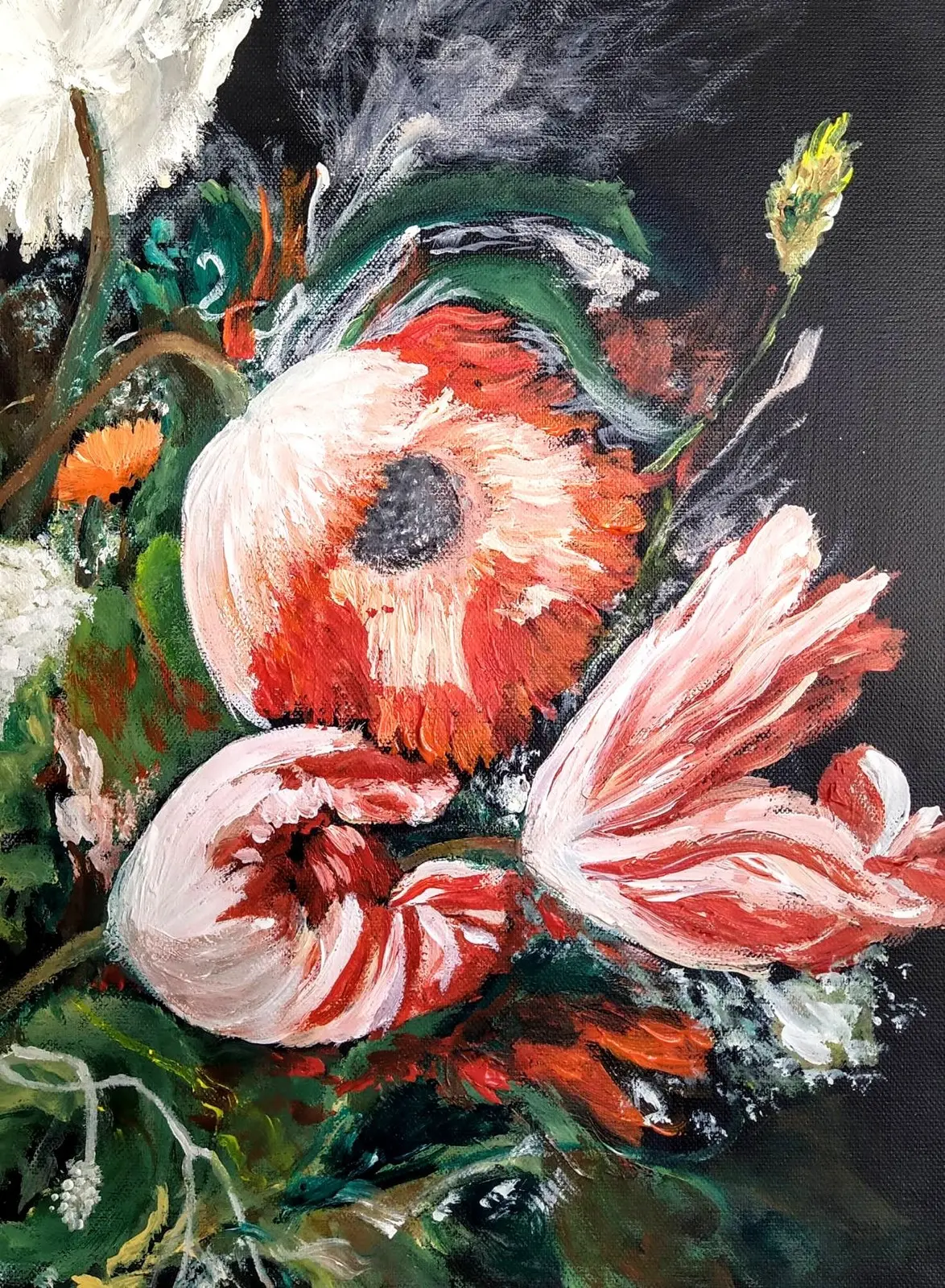 Akrylmålning Smell of desire av Alexandra Petropoulou