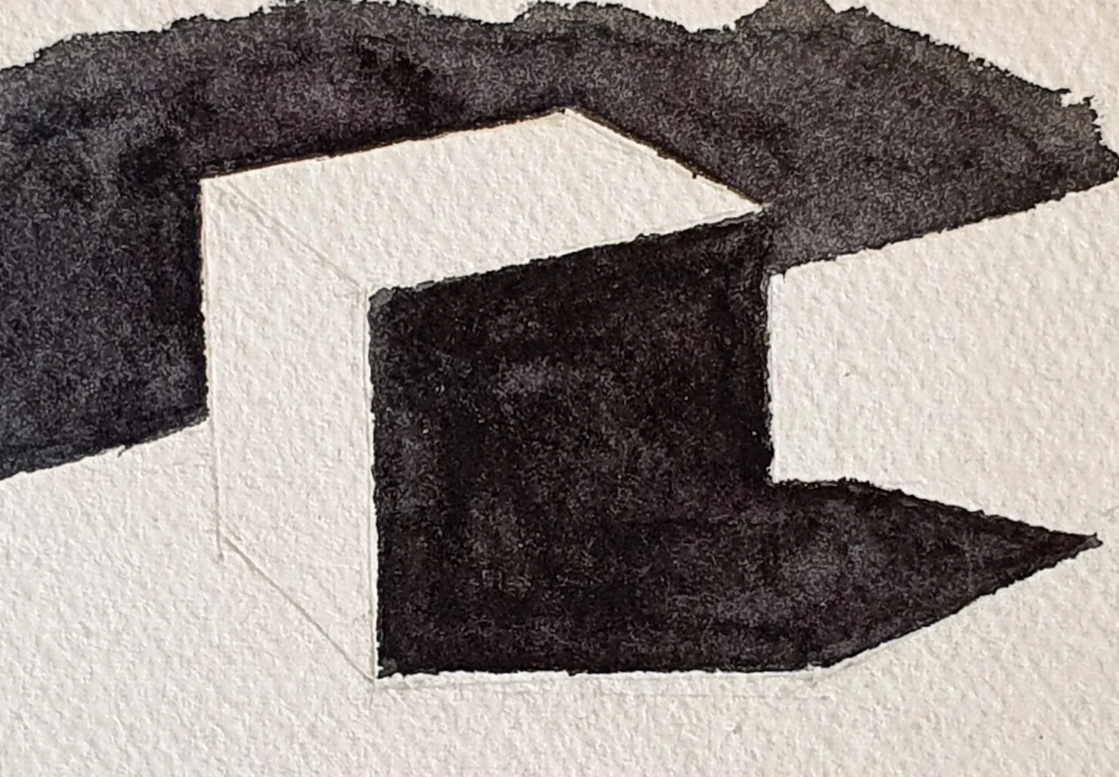 Akvarell Komposition av Into Särkelä