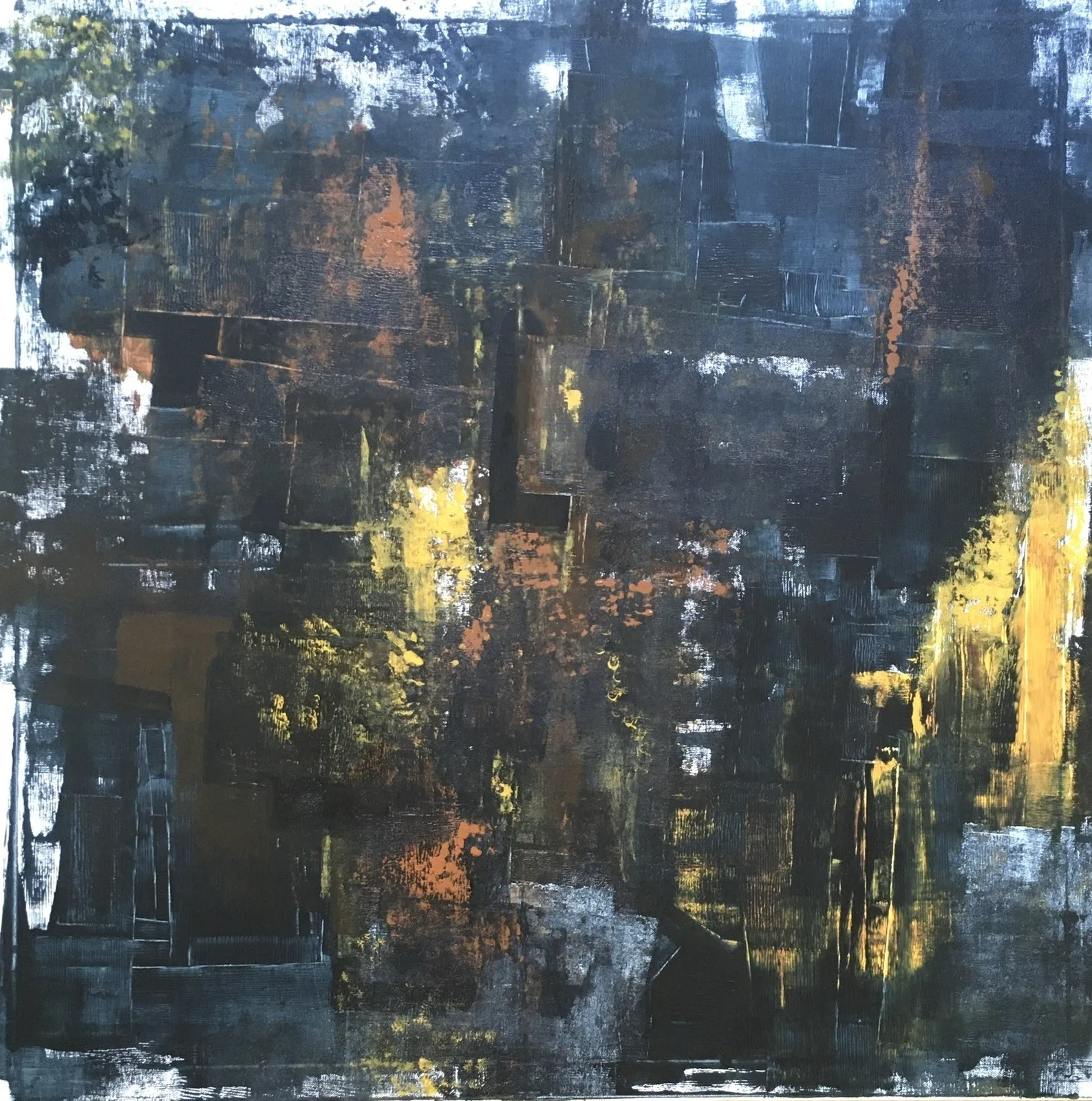 Akrylmålning Nougat av Judith Rabecq