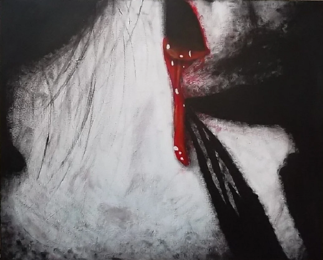 Akrylmålning Bloody Pleasures 2 av Daniel Svensson