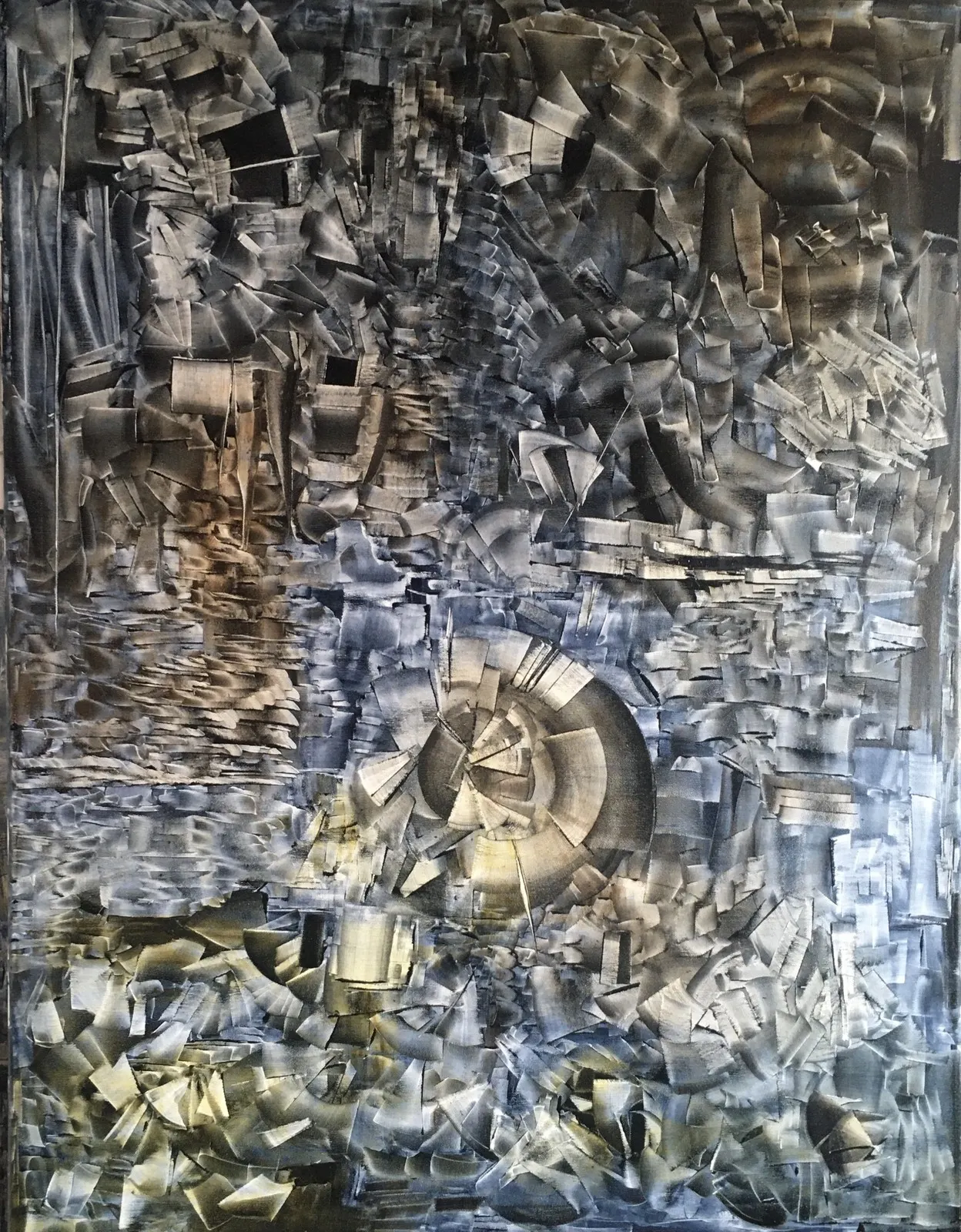 Oljemålning Dédale av Judith Rabecq