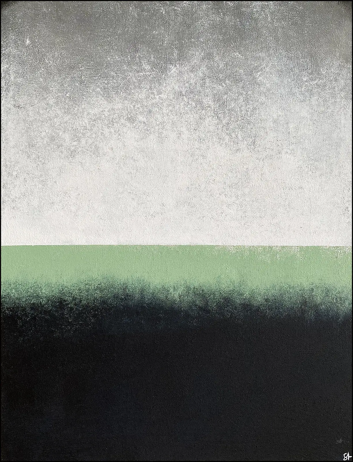 Akrylmålning No. 200701 Spring Horizon av Stellan Fine Art