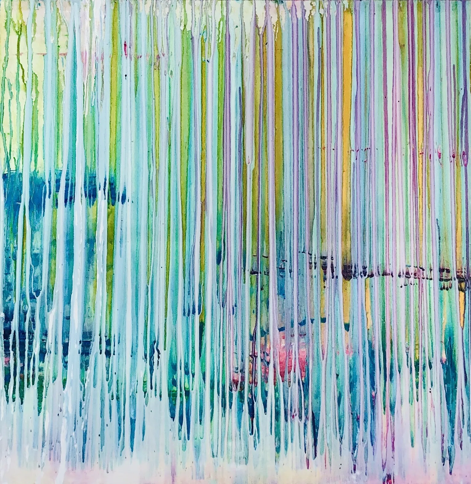 Akrylmålning Mjukglass - ice ice baby av Annette Landin