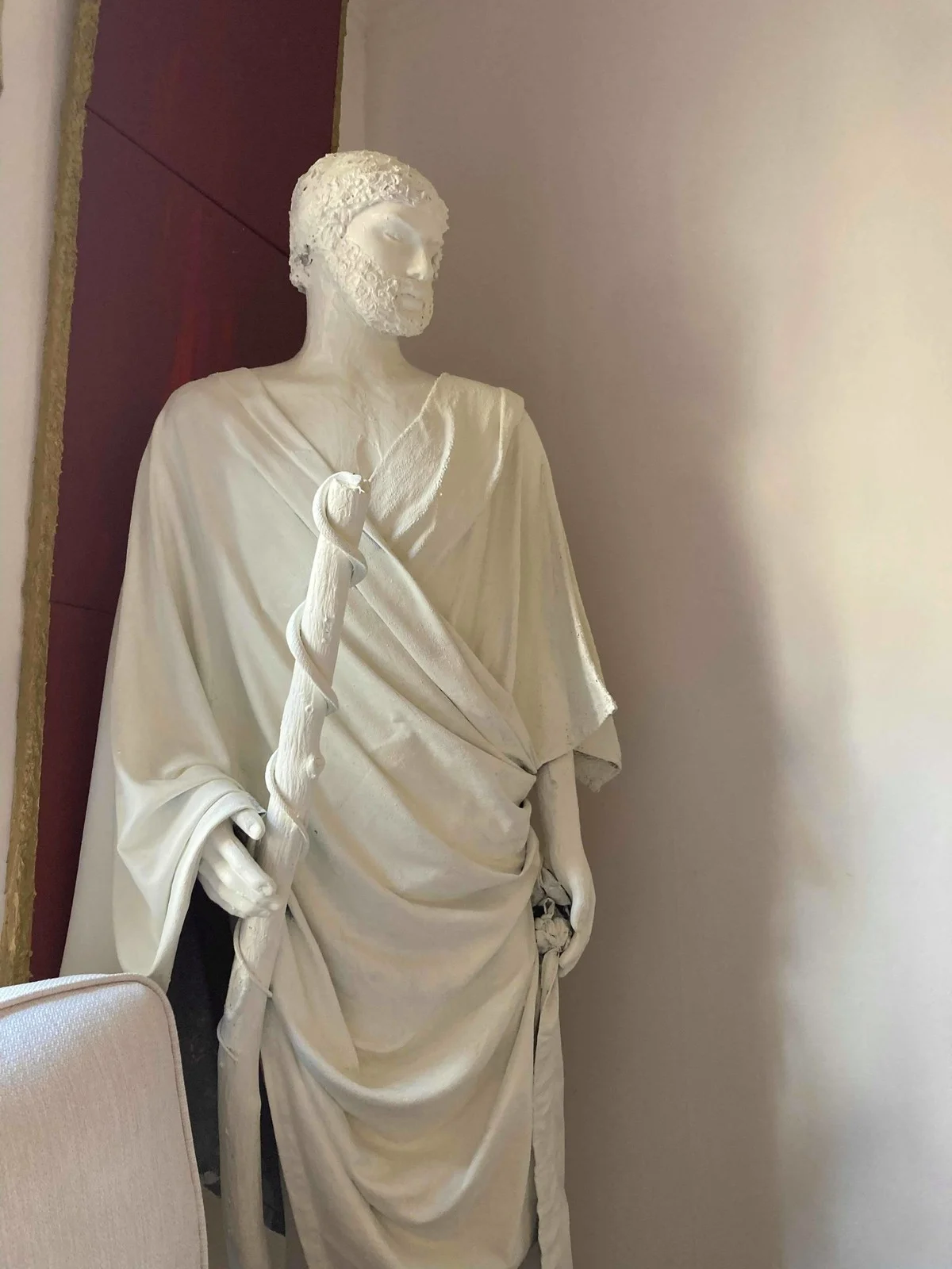 Skulptur Asclepius av Amadeus Rex