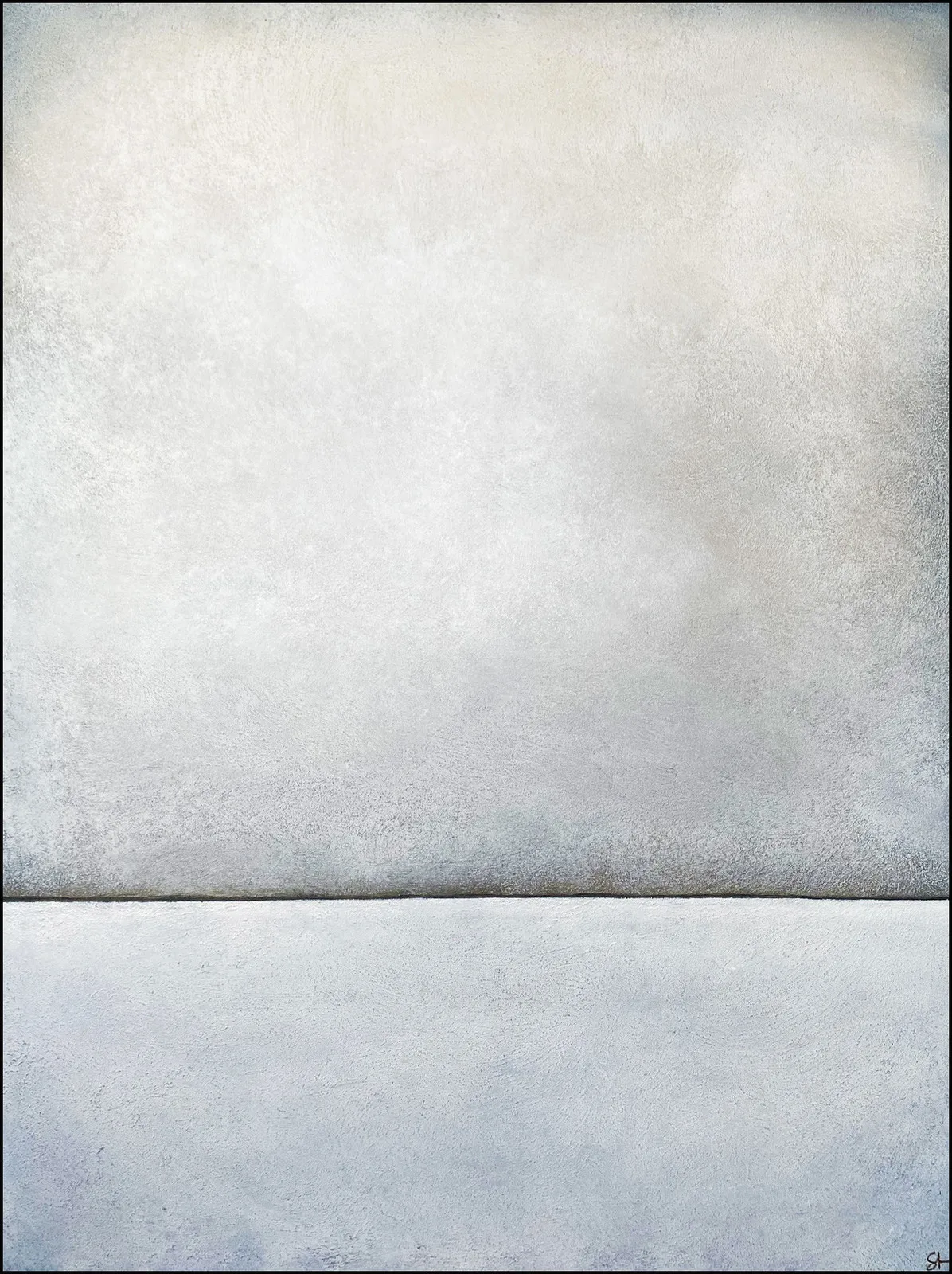 Akrylmålning No. 200704, Calm Horizon av Stellan Fine Art
