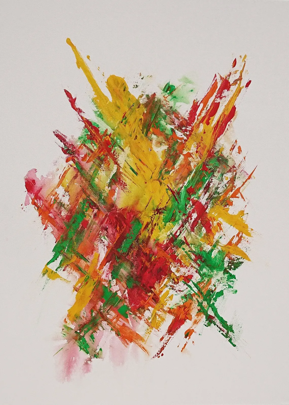 Akrylmålning Reggae summer av Amie Norrman Söderman