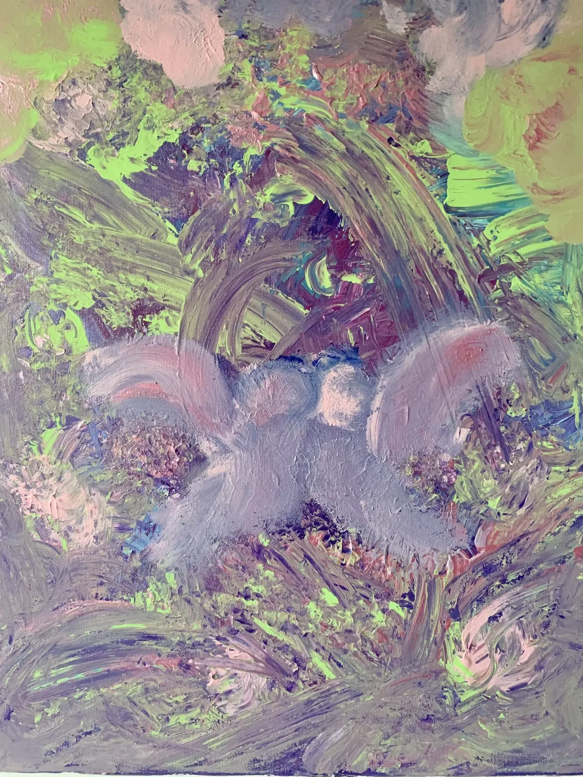 Akrylmålning Lovebirds av Anitas Art/Anita Nyberg