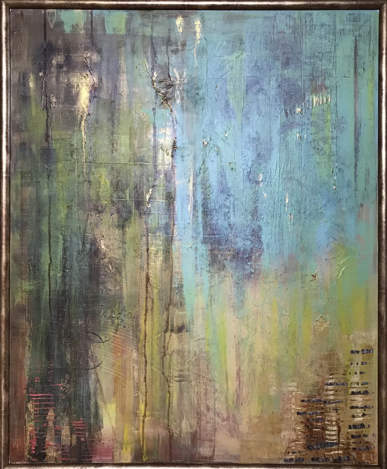 Akrylmålning Moods 86*105 av Anne-lee Andersson