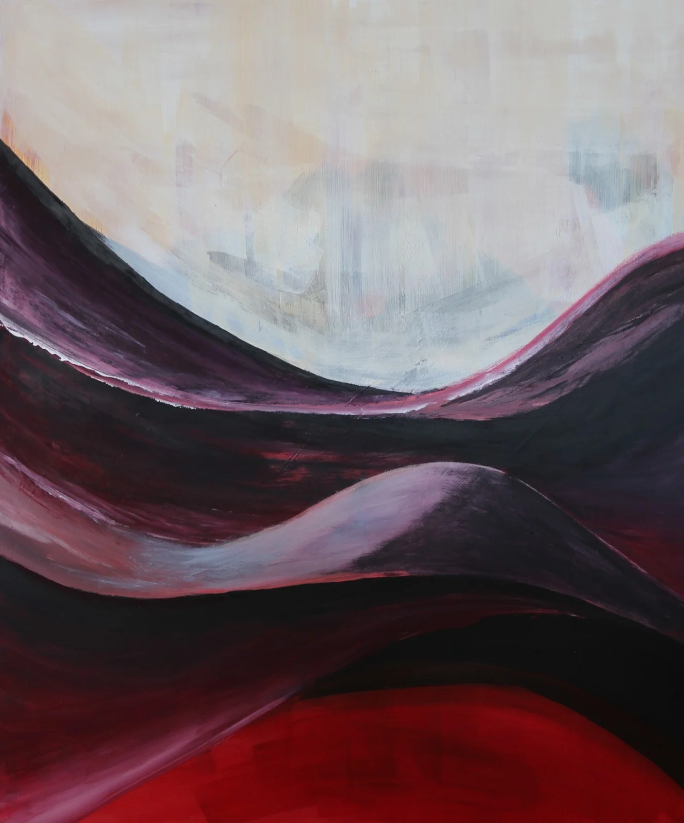 Akrylmålning Drapes1 av John Eriksson