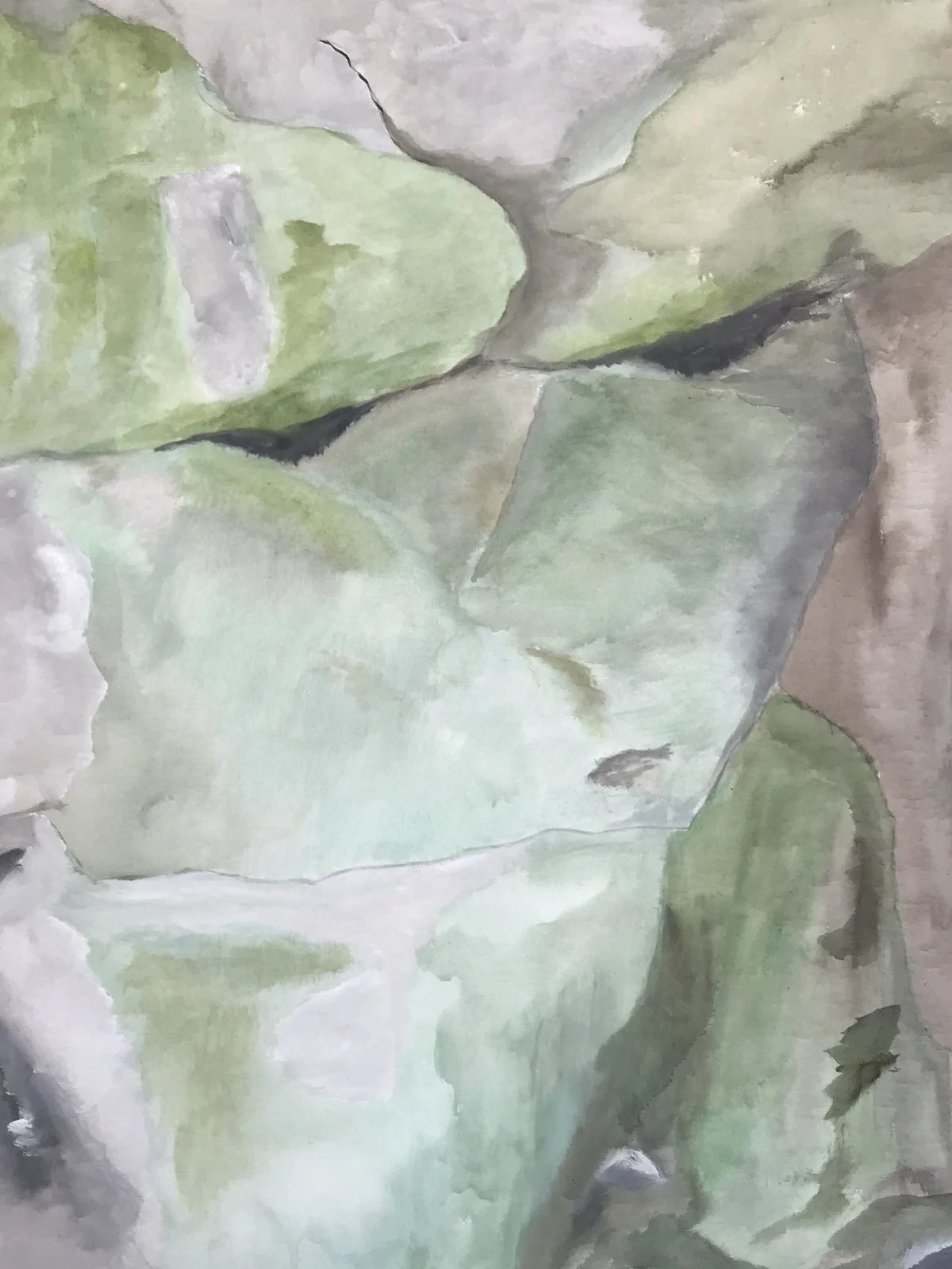 Akrylmålning Dualitet av Bo Rydén