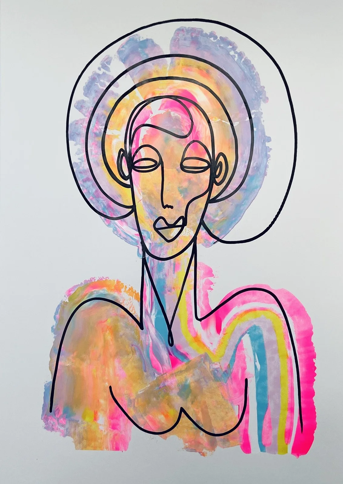 Akrylmålning av Susanne Cederlund