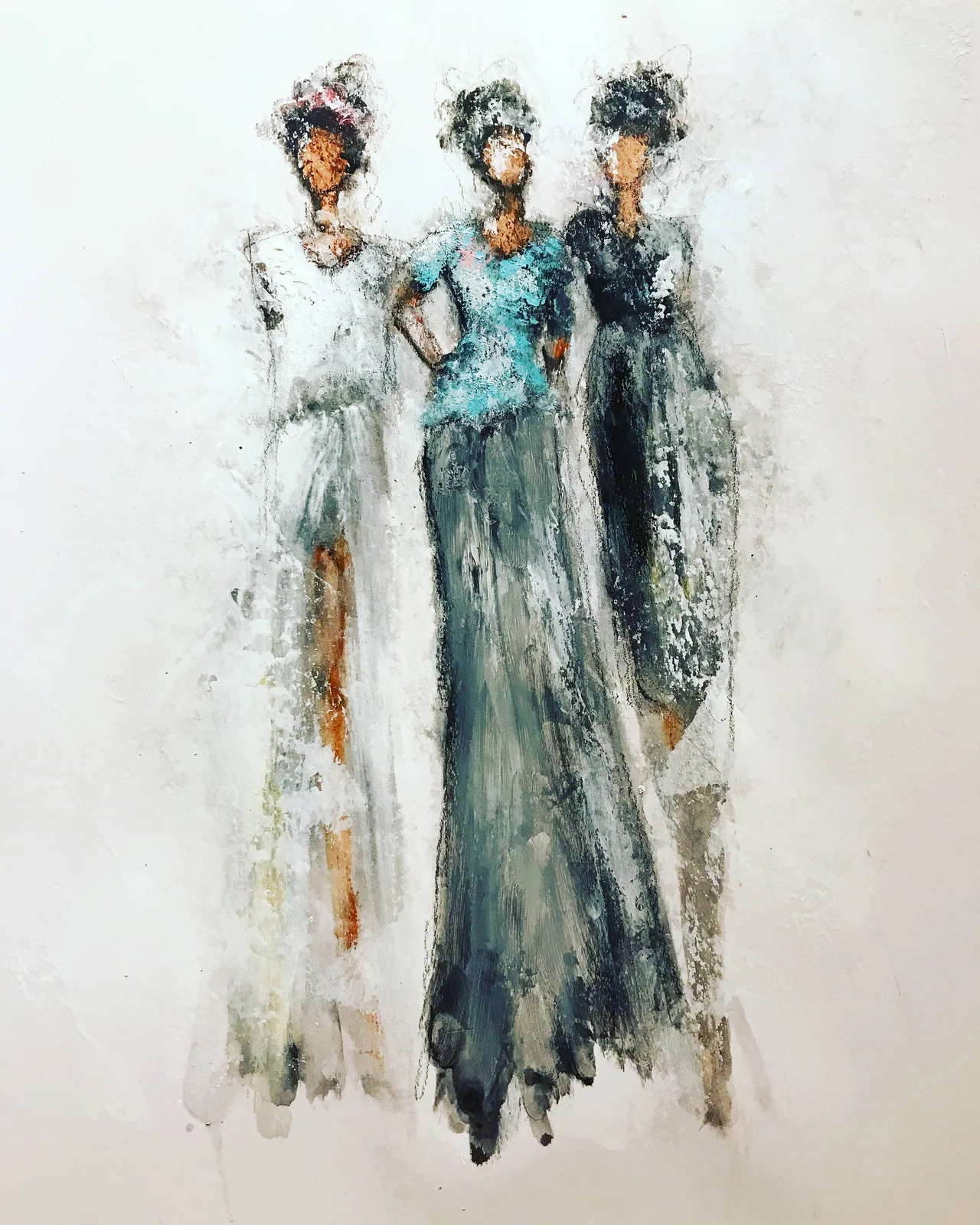 Akrylmålning av Marina Björkman