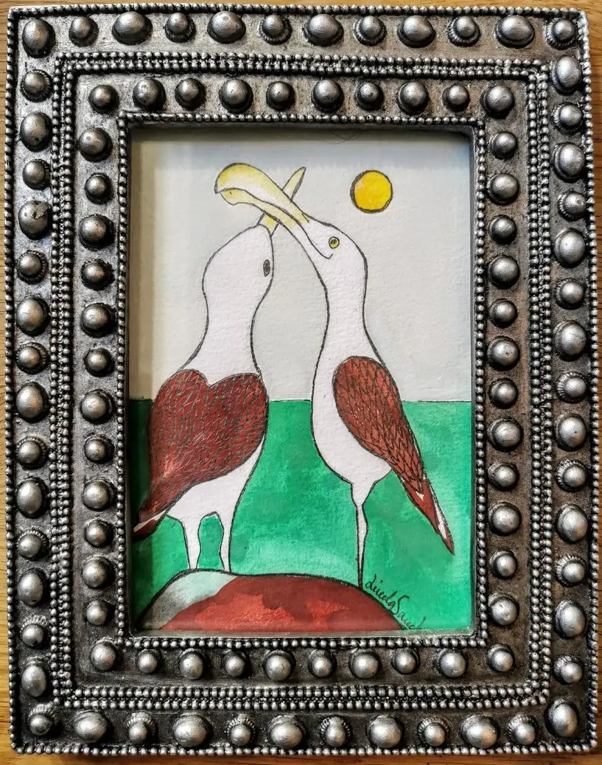 Akvarell av Linda Sandgren