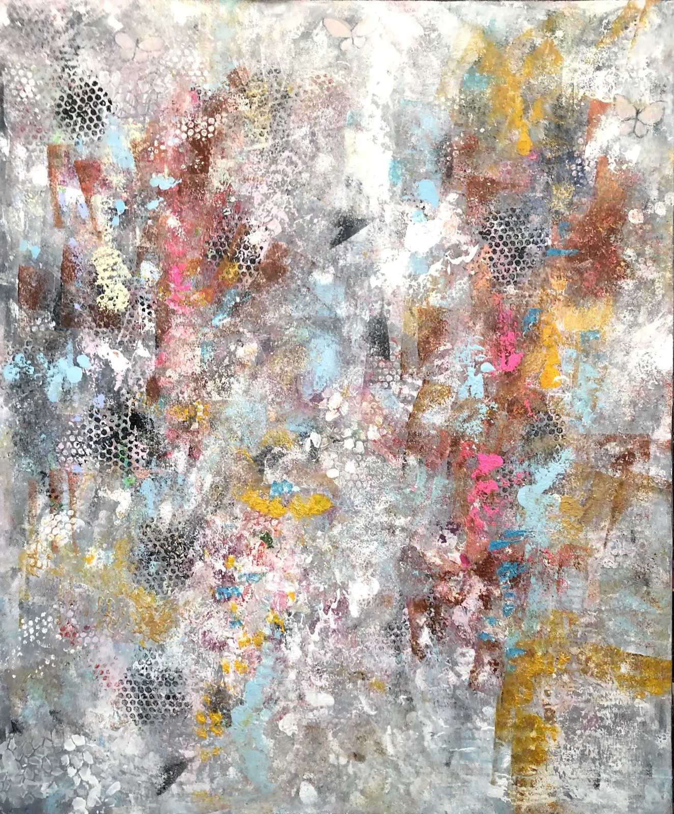 Akrylmålning Livet av Madeleine Santiago Elofsson