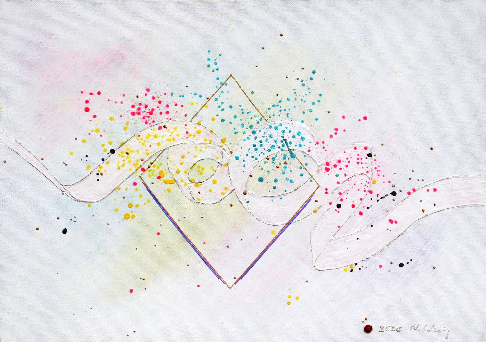 Akrylmålning Kolsyra av Nettan Widing