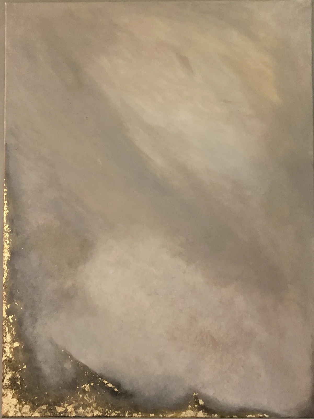 Akrylmålning Goldstreak1 av Michelle Harrison Petersson