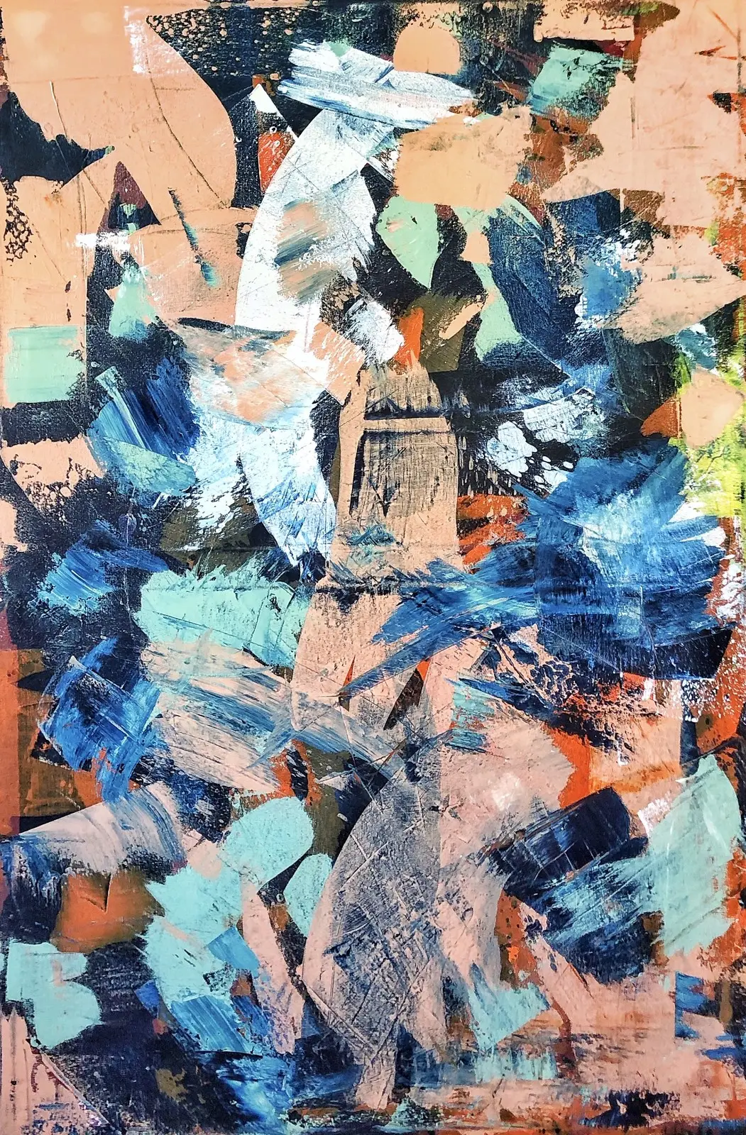 Akrylmålning Desolate av Helena Christensen