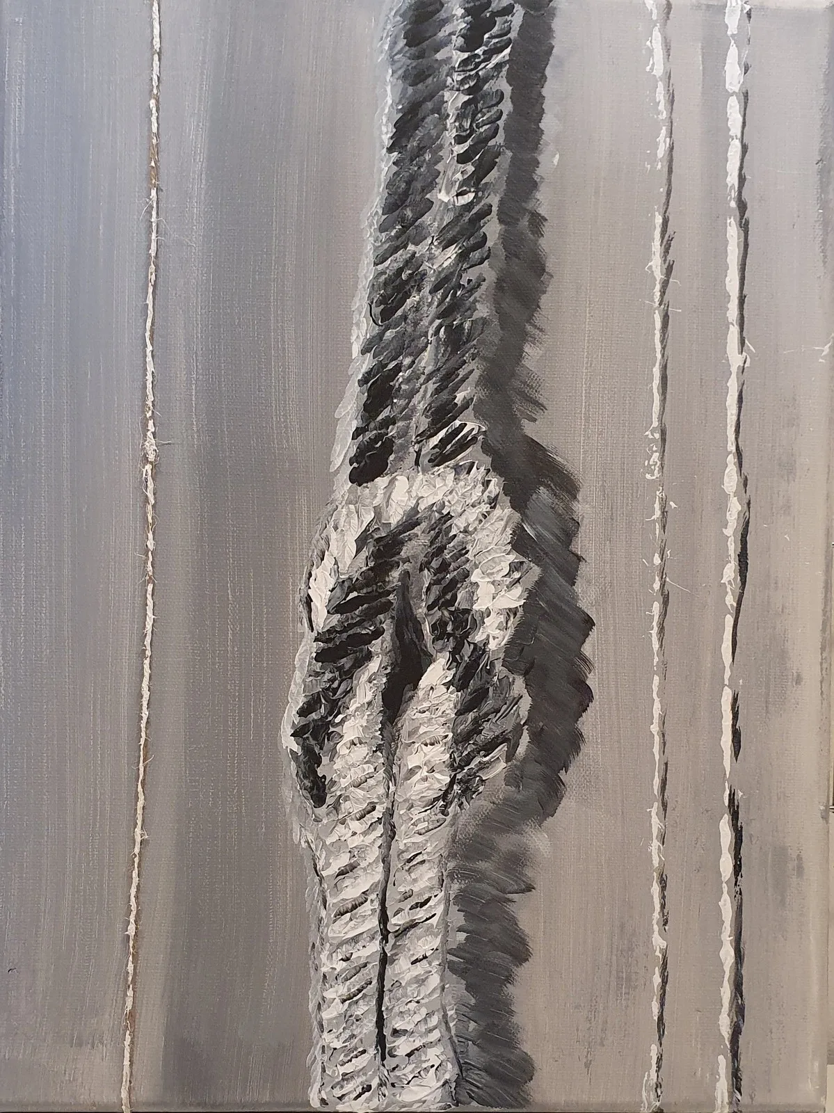 Akrylmålning Knop av Malin Nyqvist