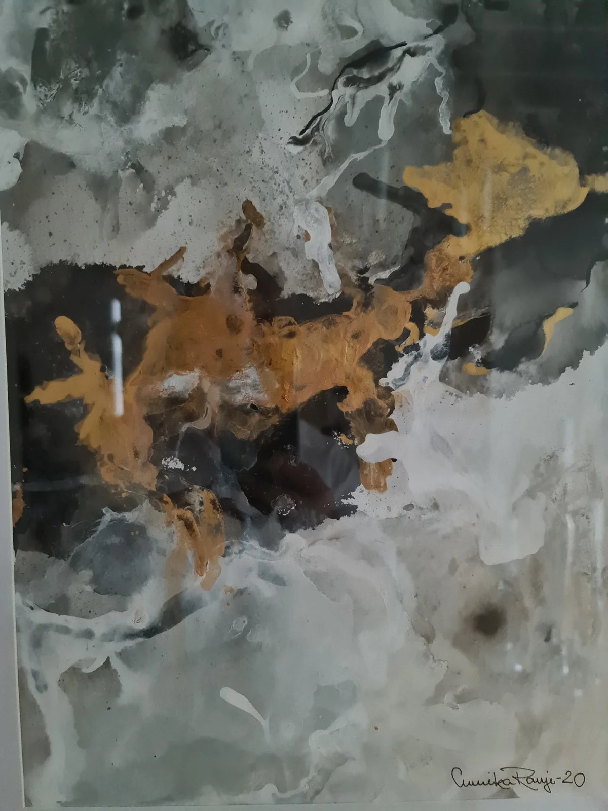 Akrylmålning Imagine av Annika Ranje