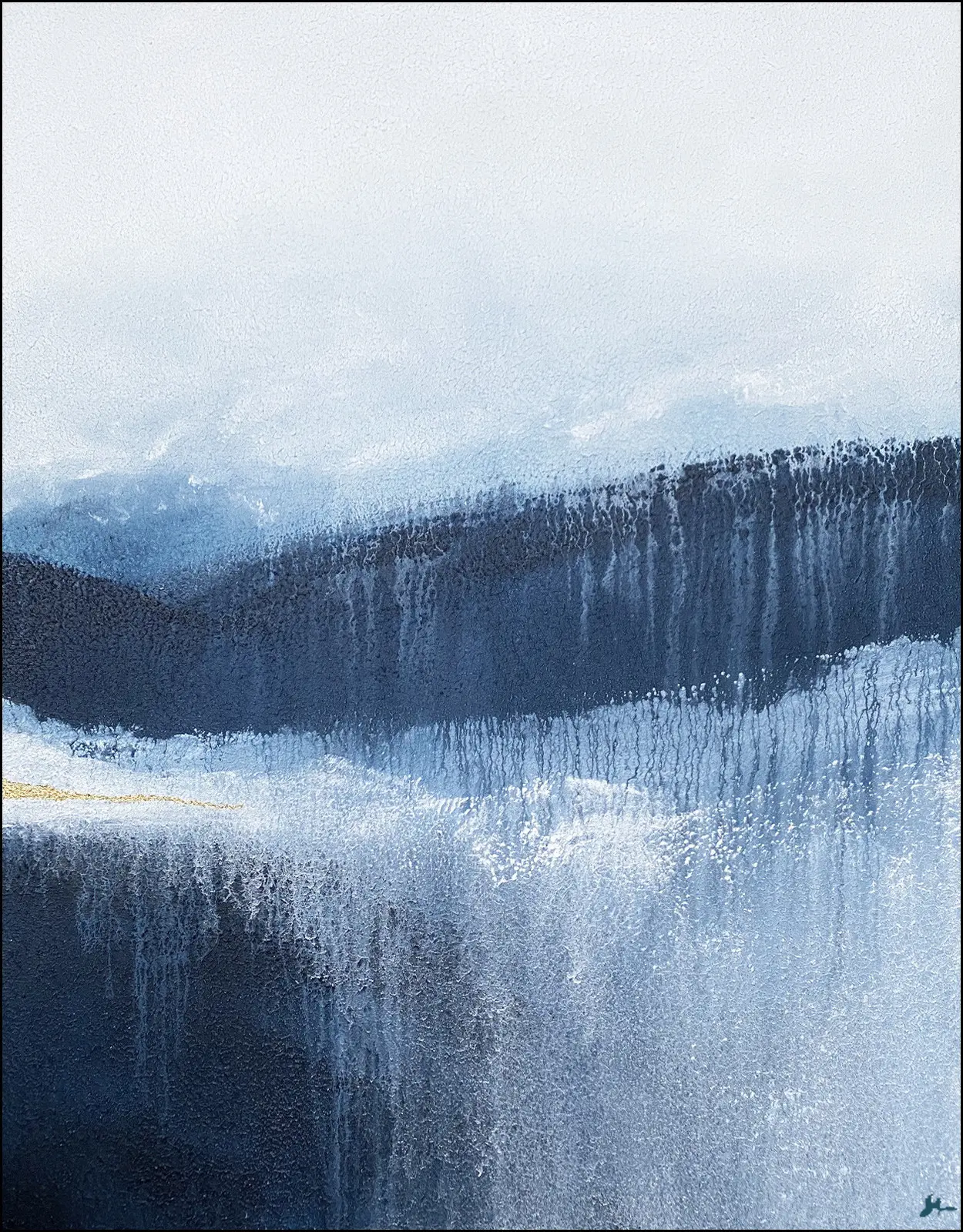 Akrylmålning No.201101, North av Stellan Fine Art