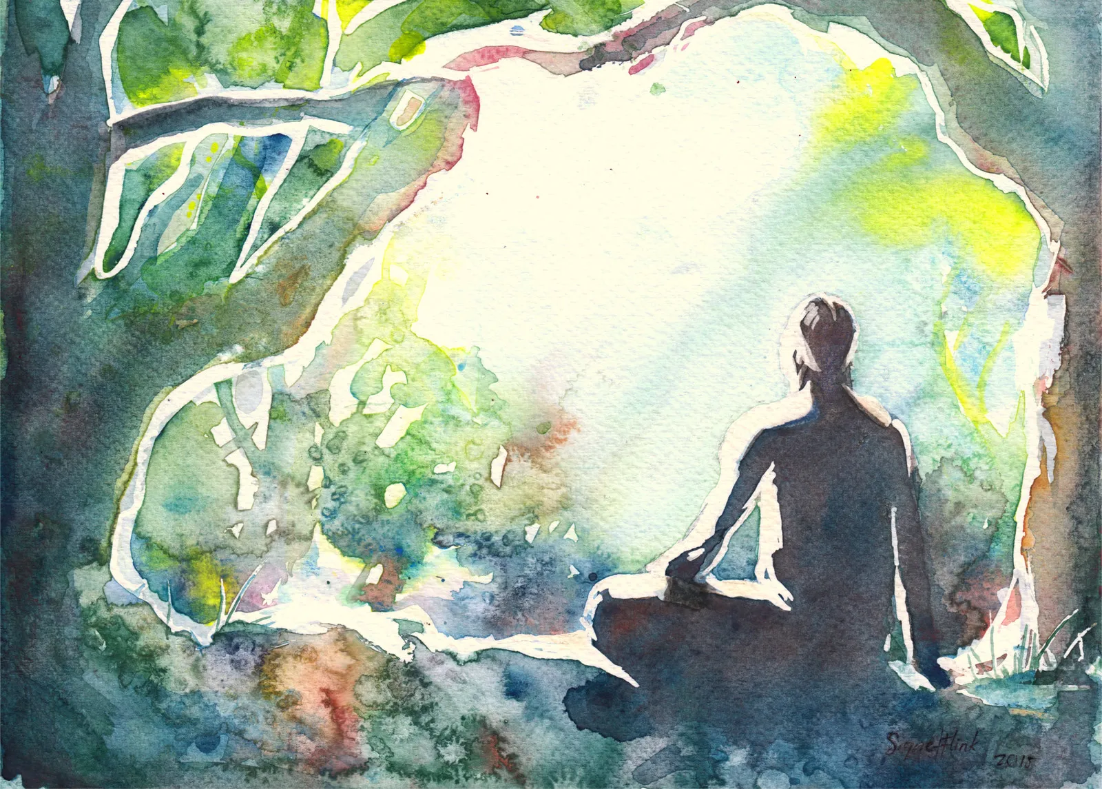 Akvarell I din närhet. av Signe Flink