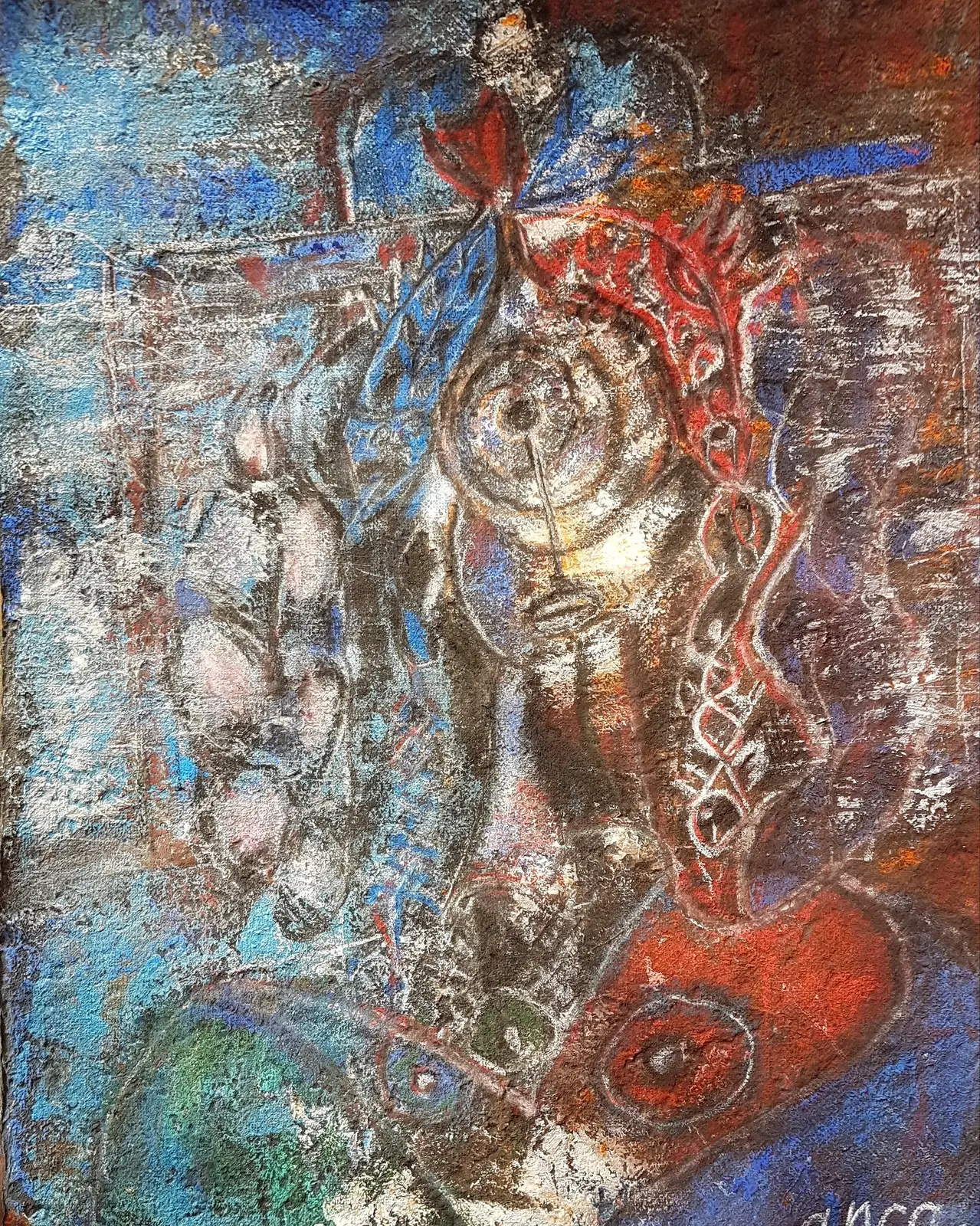 Kvinna med hatt av Anne Popescu