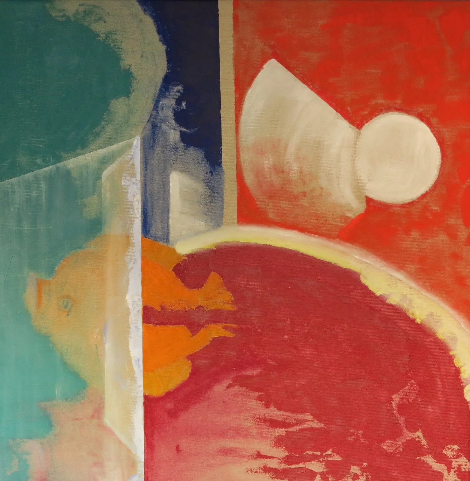 Akrylmålning Major Tom av Björn Persson