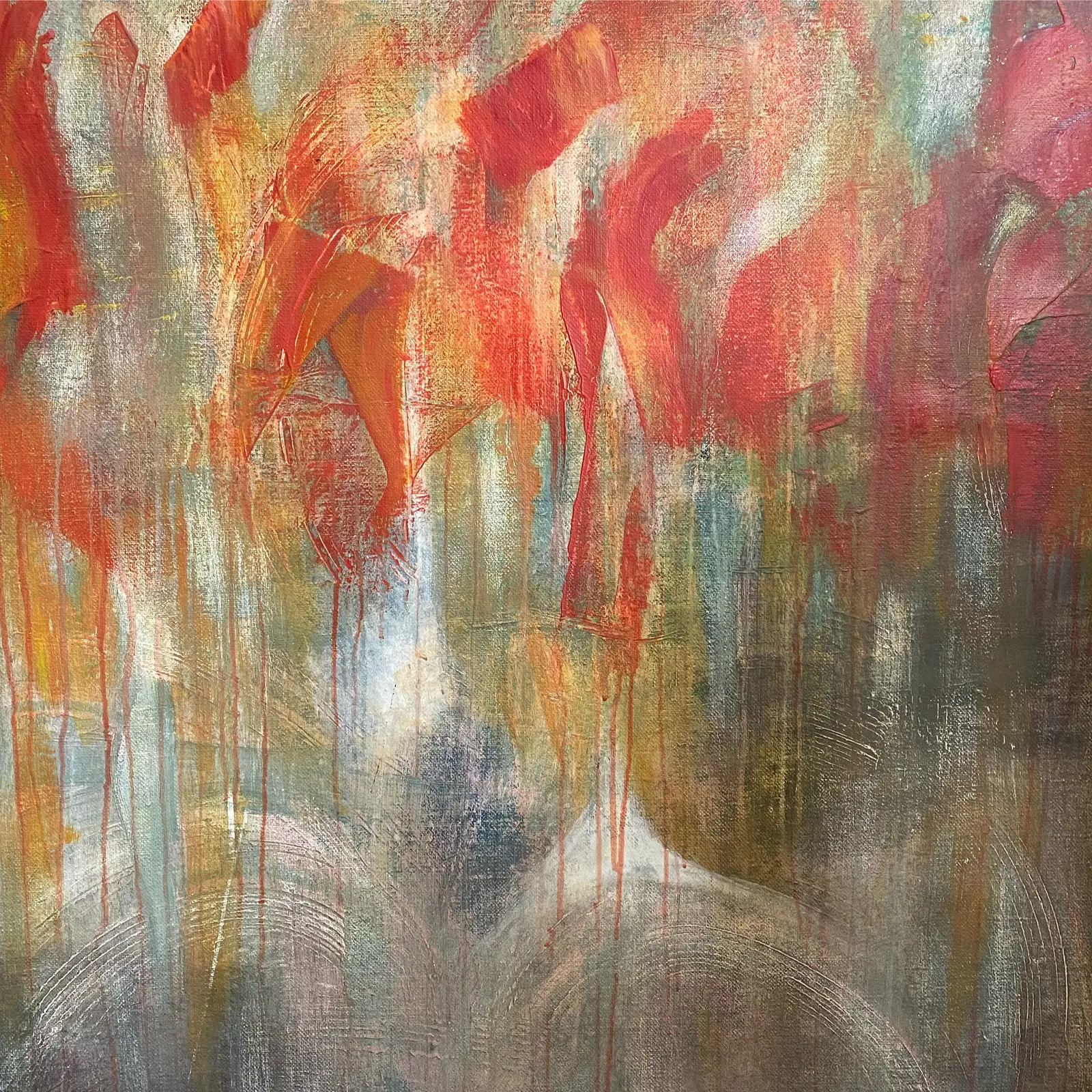 Akrylmålning Simple Twist of Fate av Liane Åsberg