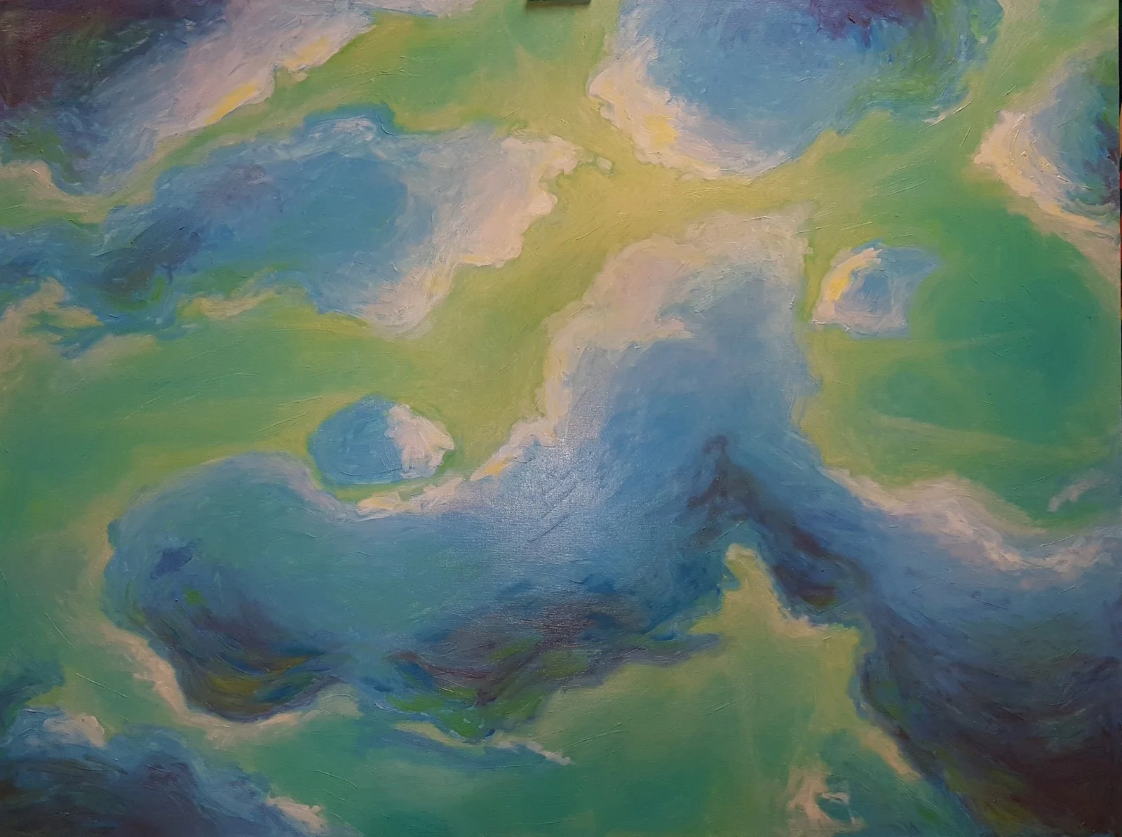 Oljemålning Clouds #4 av Martijn Roobol