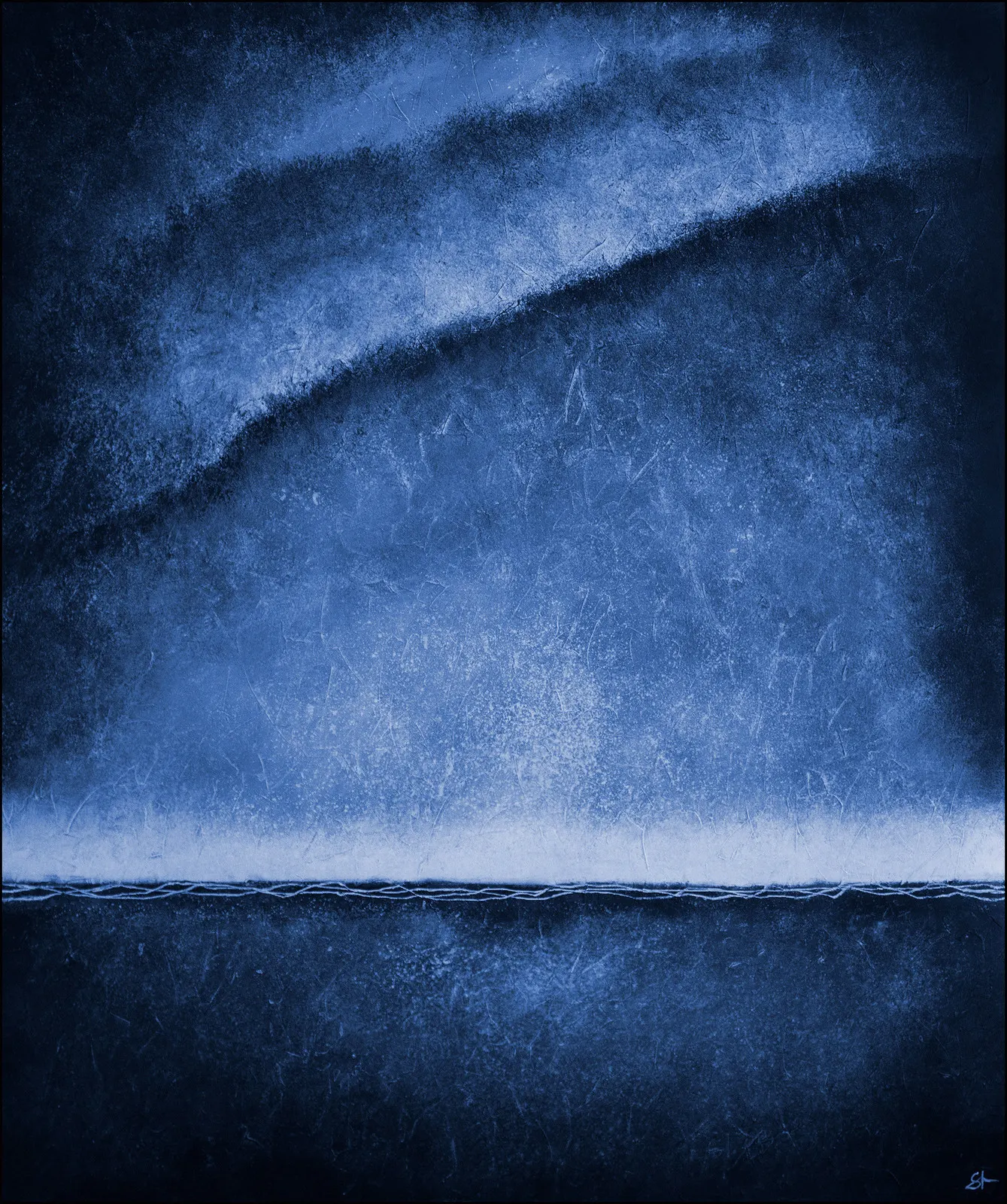Akrylmålning No. 210102 Arcus Cloud Horizon av Stellan Fine Art