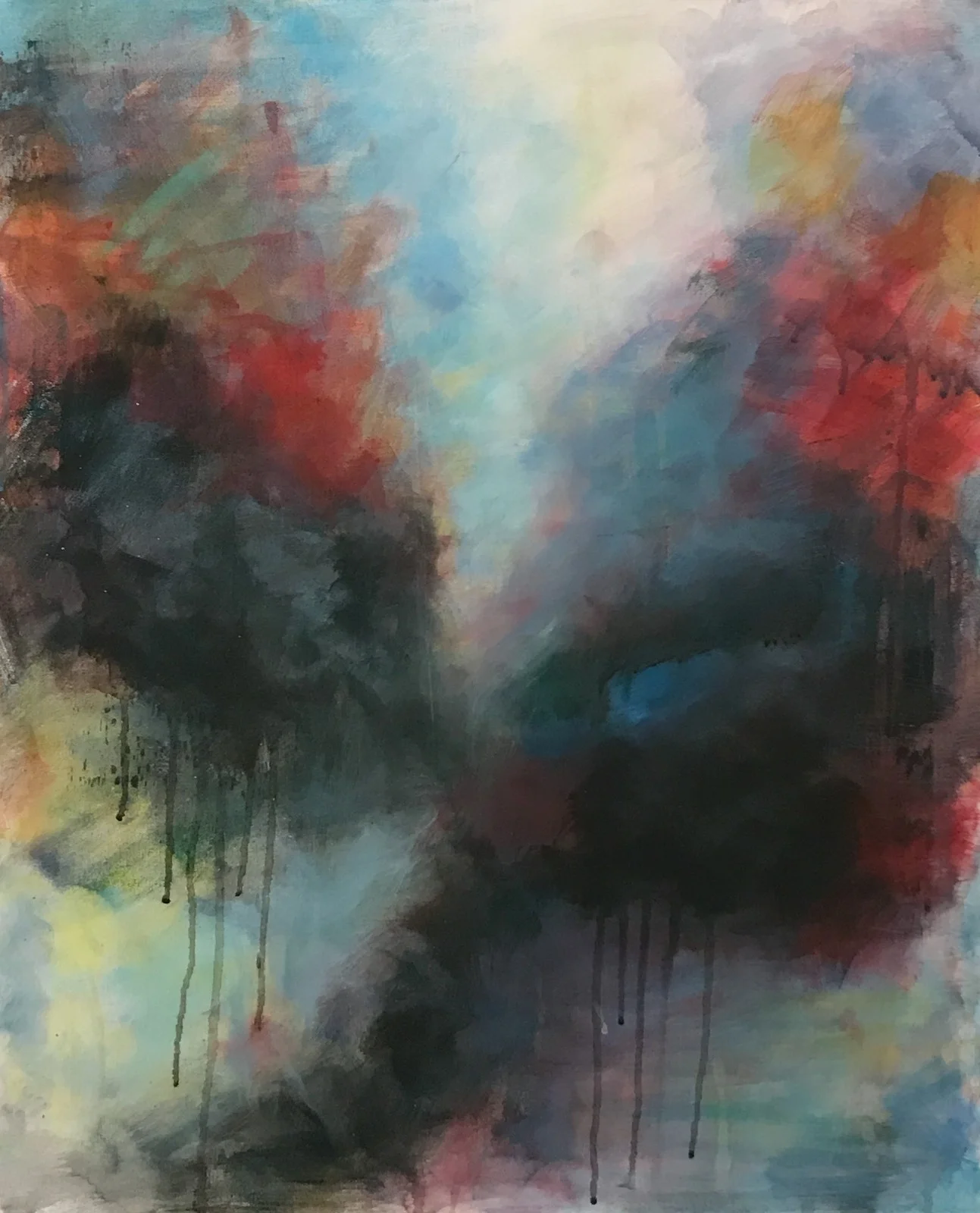 Akrylmålning av Maria Slättman