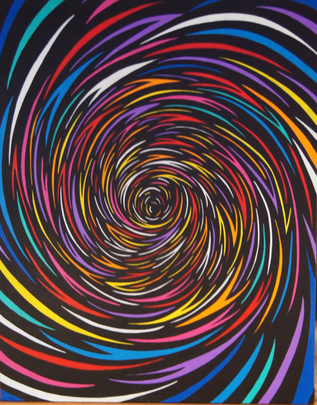 Akrylmålning Twister av Nanni Stegring