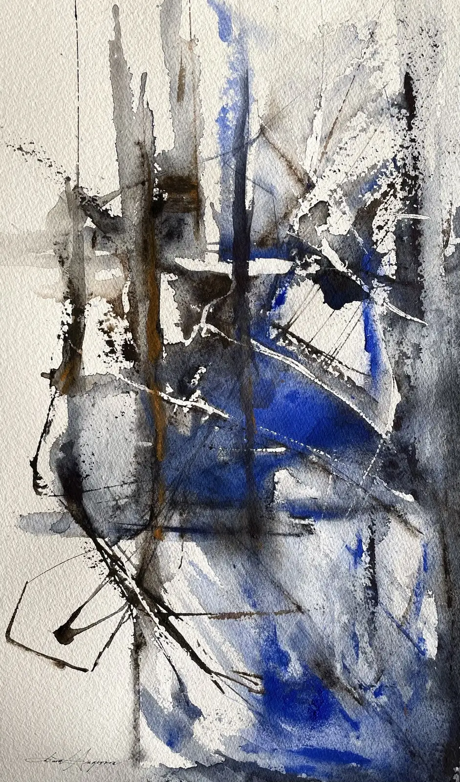 Akvarell Wind of freedom av Dana Ingesson