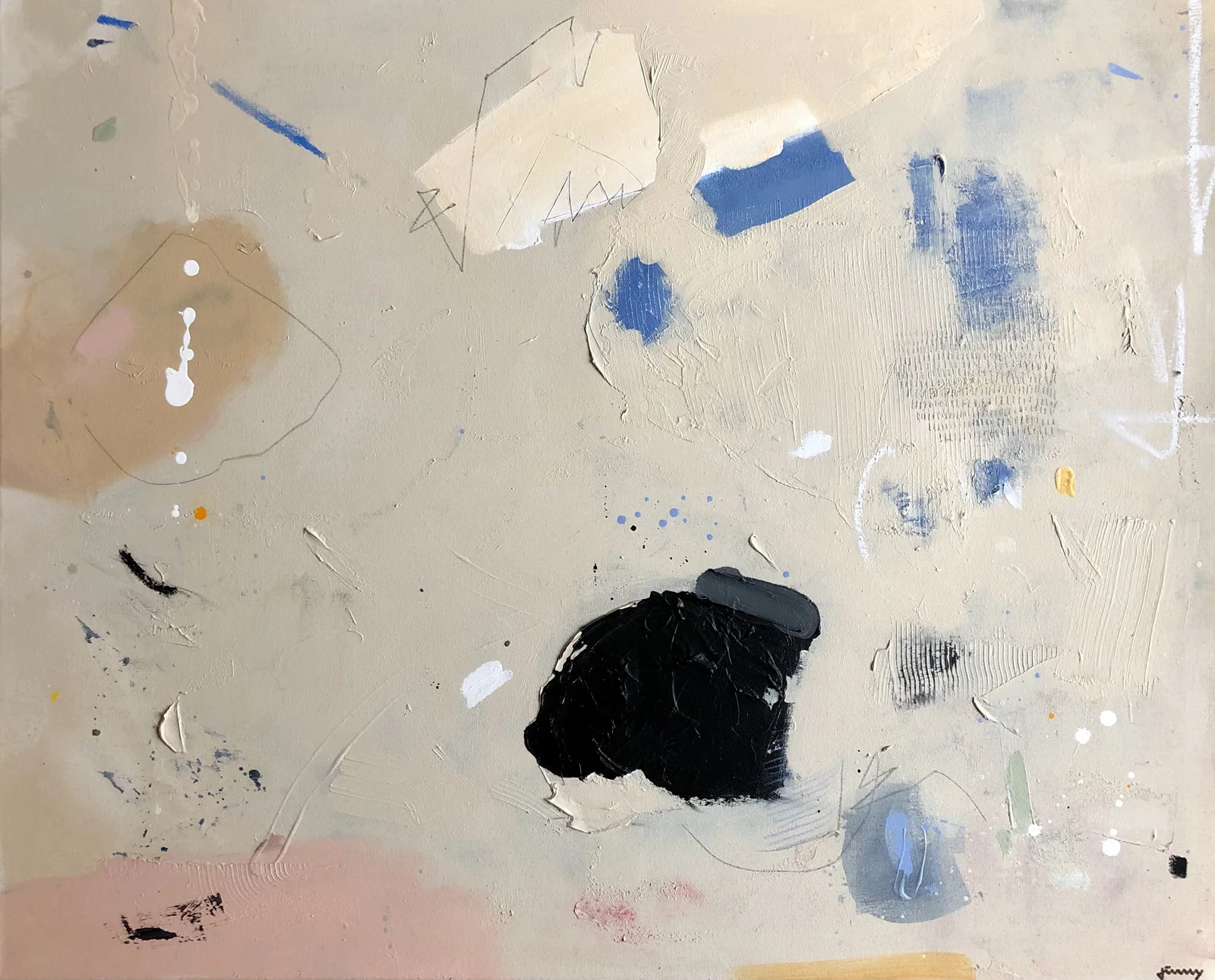 Akrylmålning Pastel No. 2 av Jimmy Ralsmark