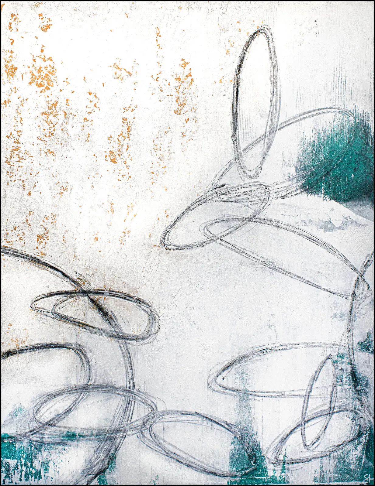 Akrylmålning No. 210303 av Stellan Fine Art