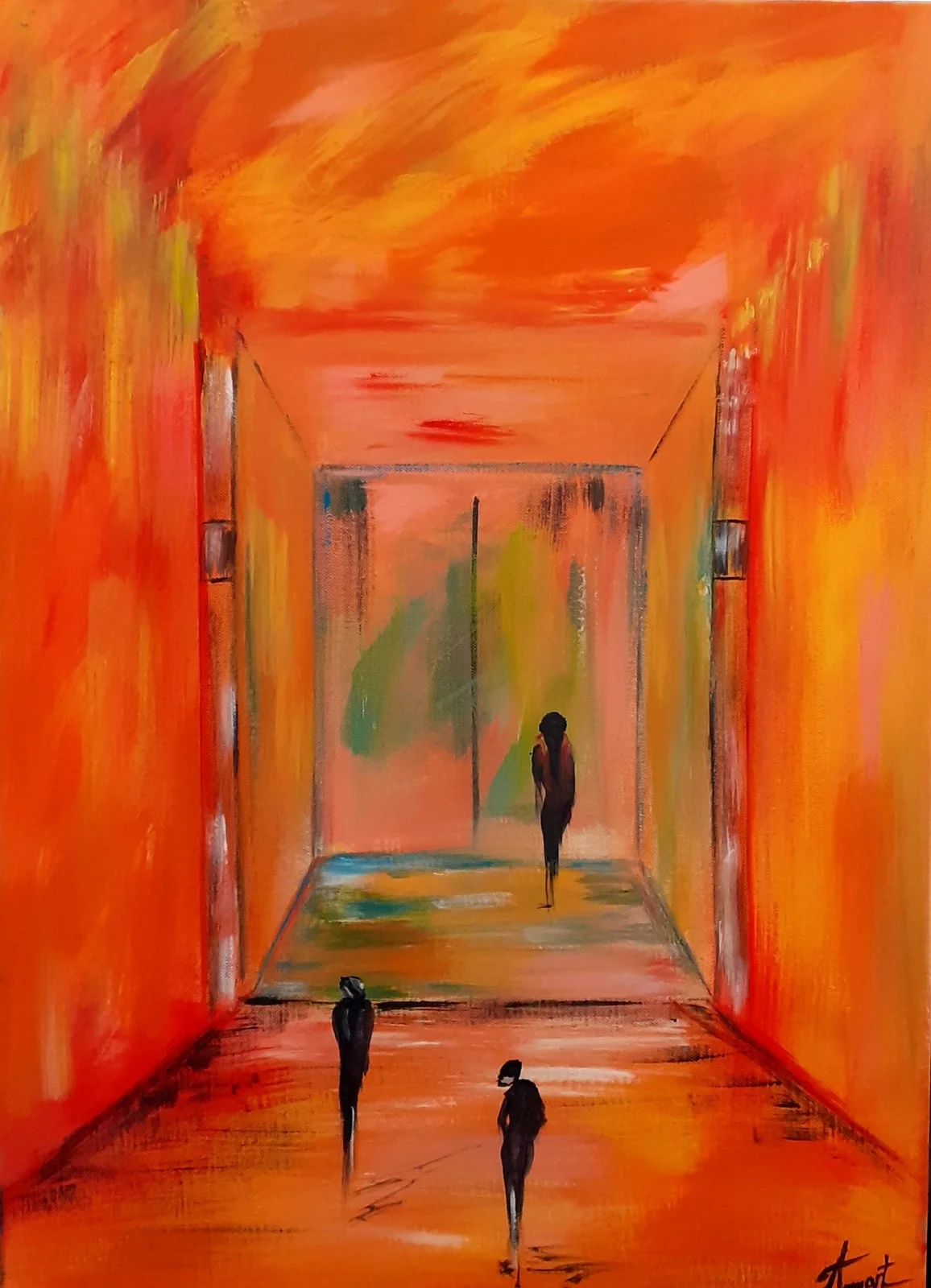 Akrylmålning Akryl av Amela Gazic-Begovic