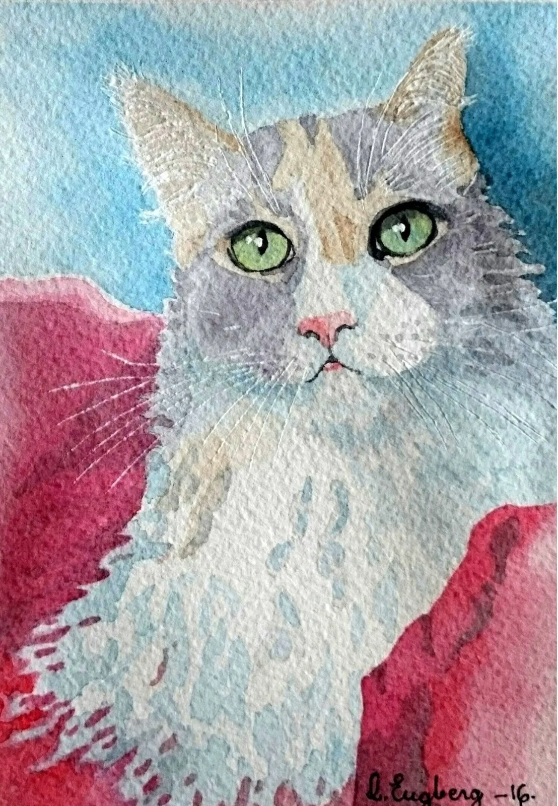 Akvarell av Catharina Engberg