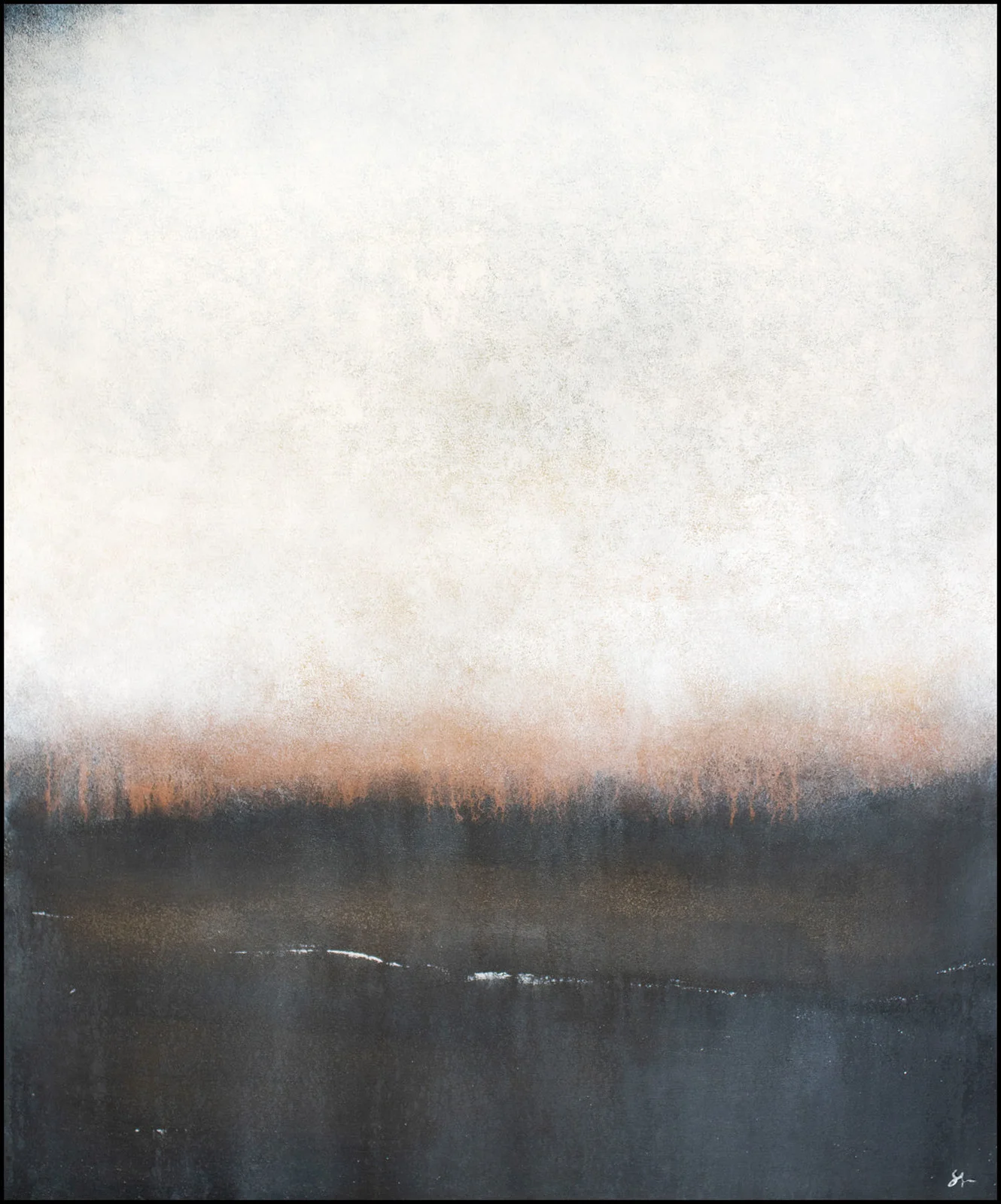 Akrylmålning No. 210404 'Waiting for spring' av Stellan Fine Art