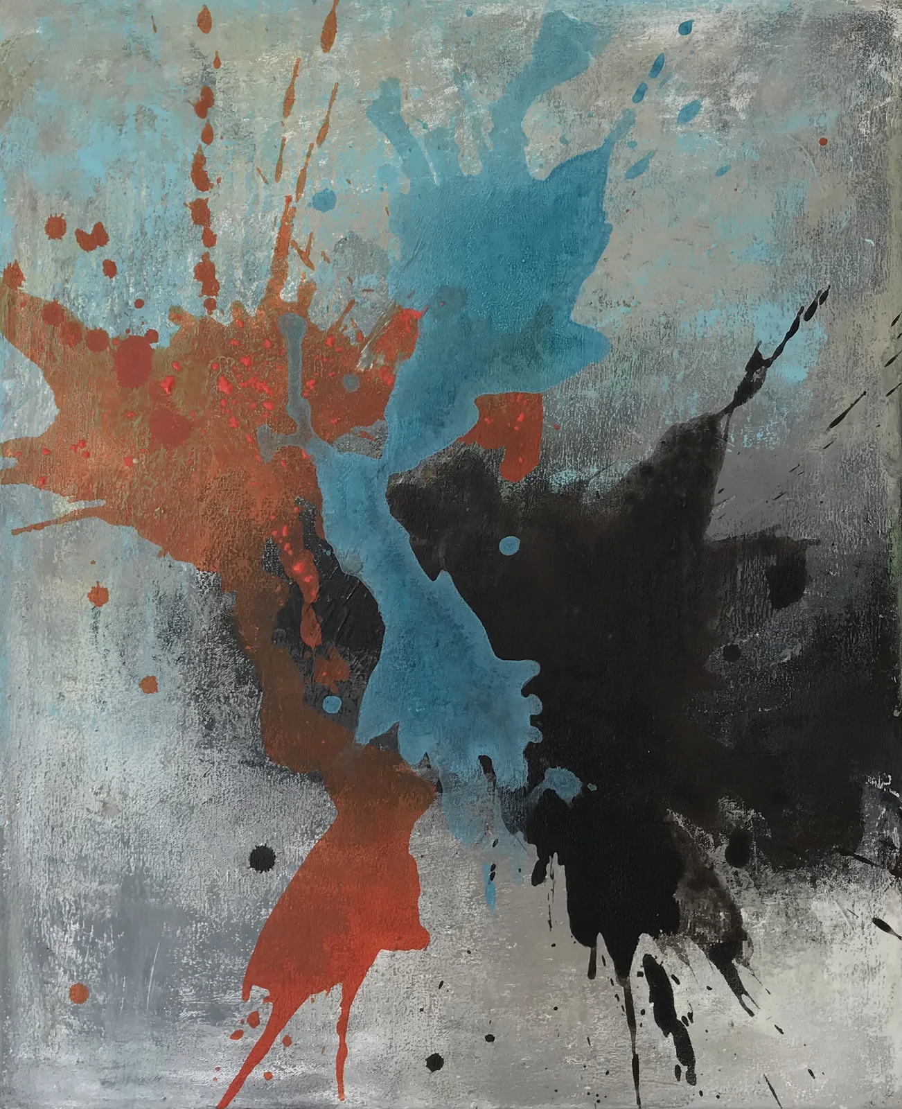 Akrylmålning av Maria Slättman