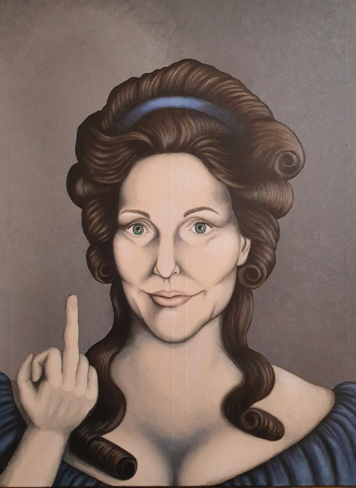 Akrylmålning Not your sweetheart av Nina Storm